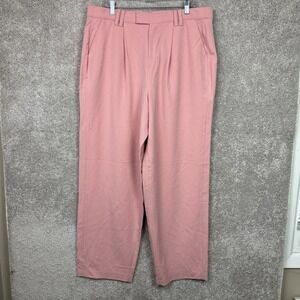 11 Honore Pleated Pink Trouser Pants Womens Size 16 Business Office‎ Wear